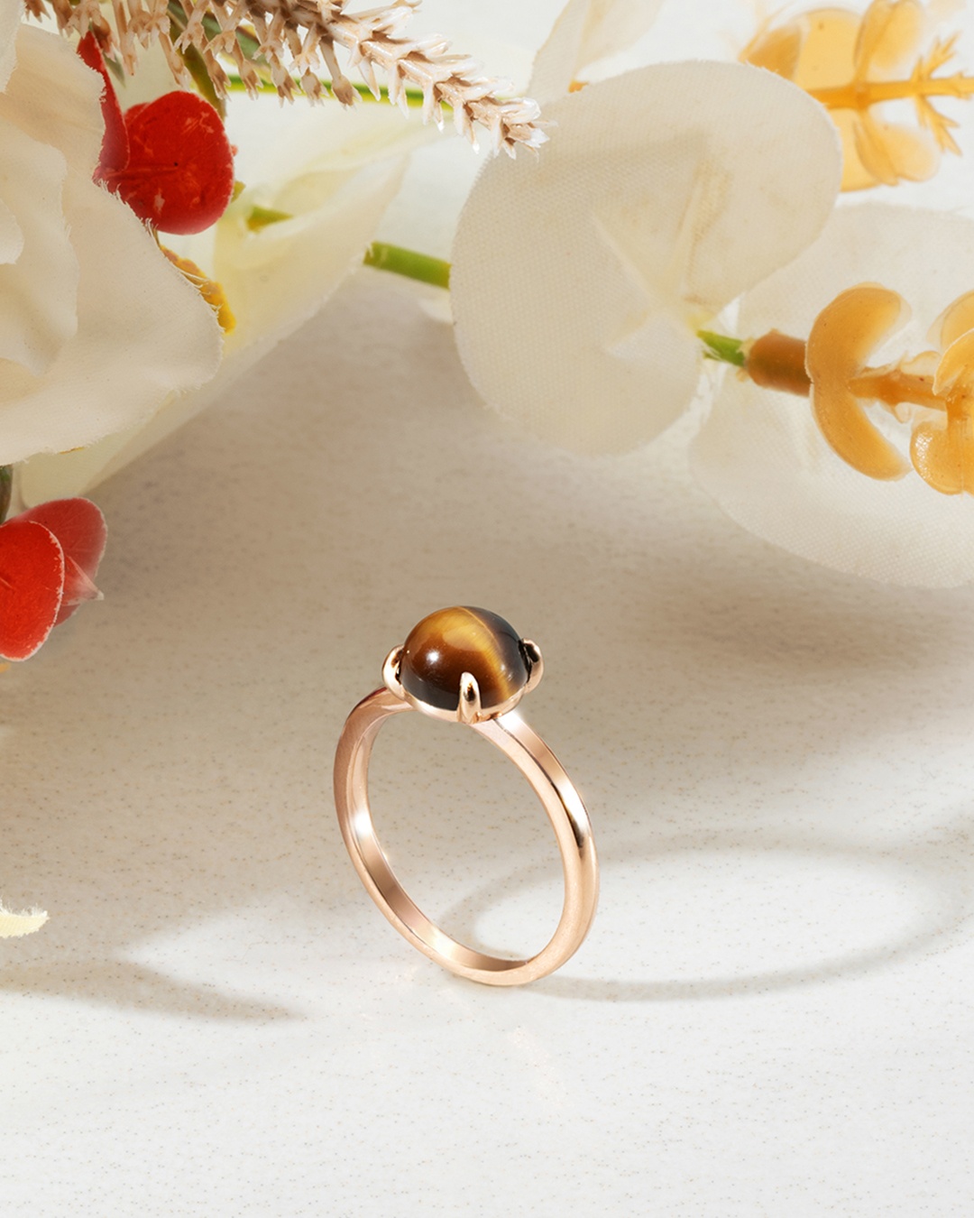 Packshot Bague Œil de tigre Messinia