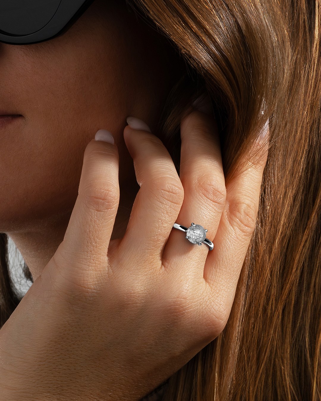 Lifestyle Bague Quartz rutile tourmaliné  Rimia