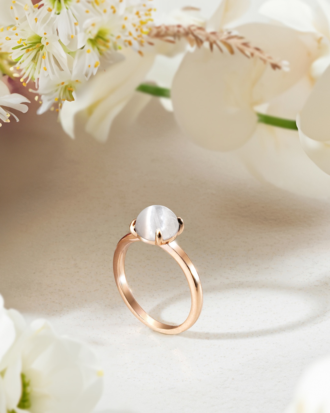 Packshot Bague Sélénite Véronia