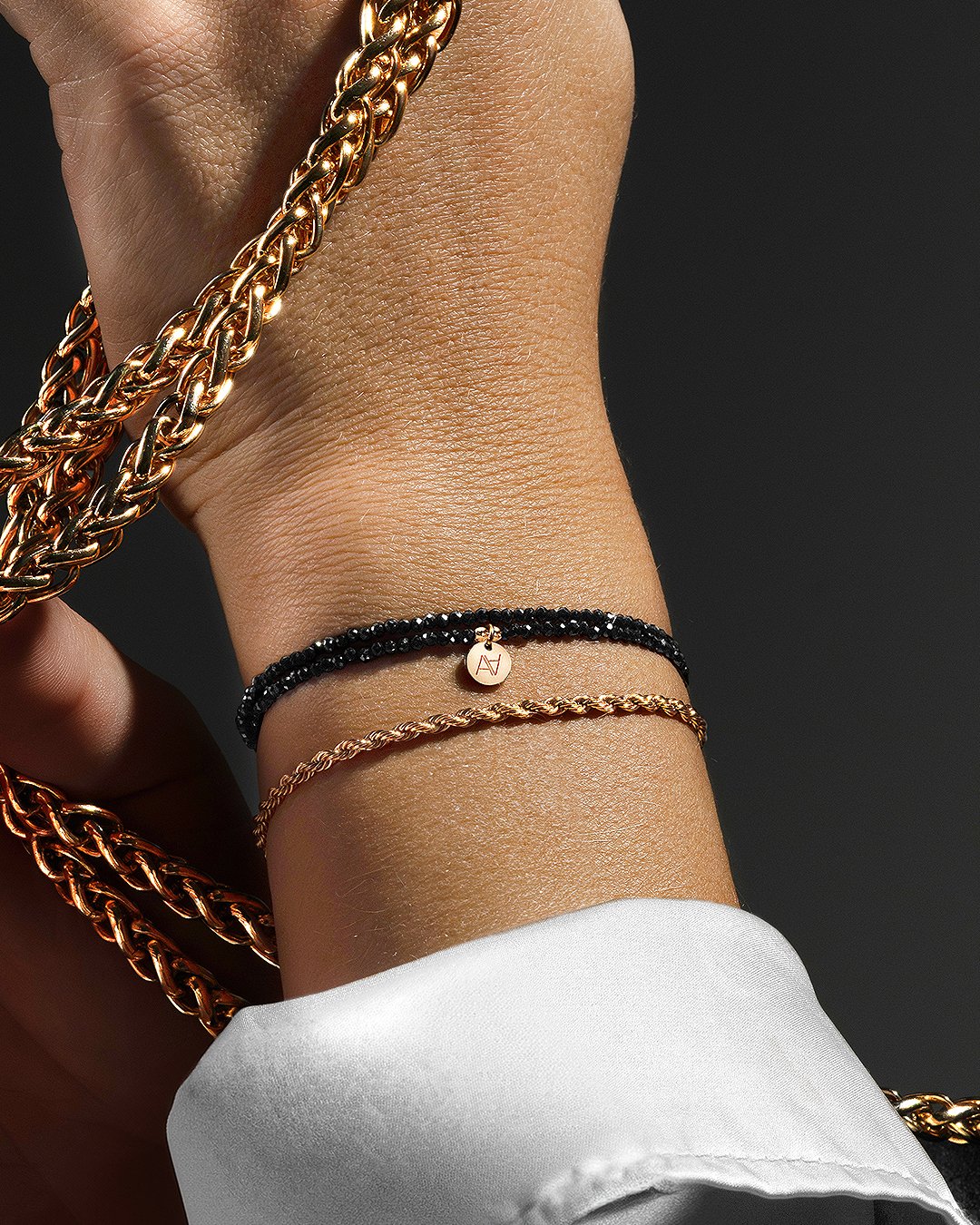 Lifestyle Bracelet Tourmaline Noire Leonessillo