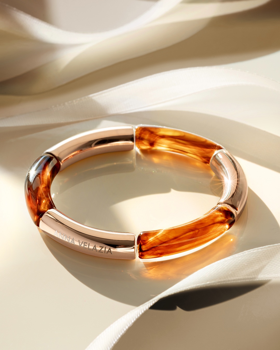 Bracelet Acétate Ambré Adda