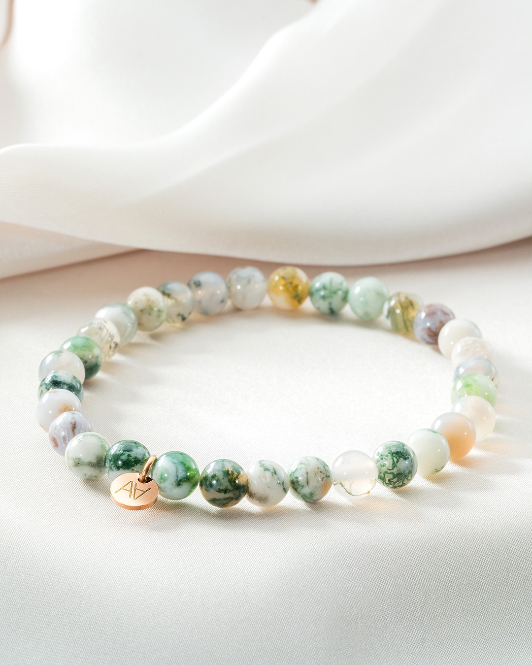 Bracelet Pierres naturelles Bracelet agate arbre 6mm