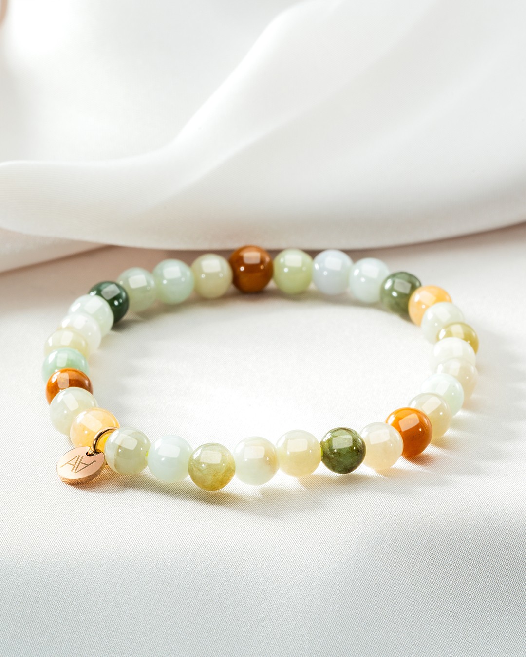 Bracelet Pierres naturelles Bracelet jade Birmanie 6mm