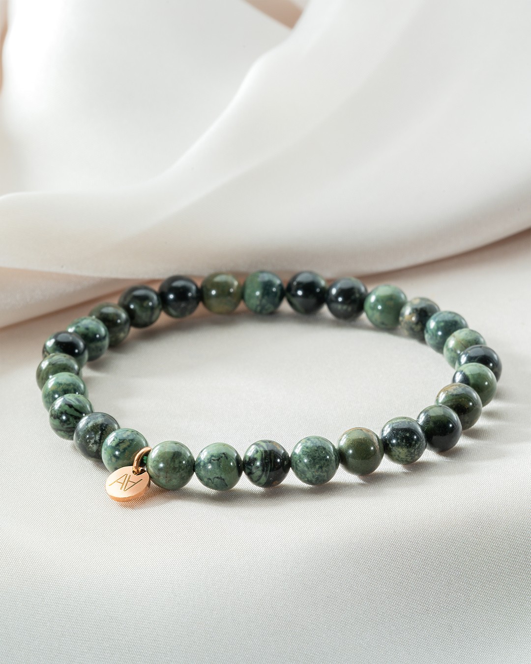 Bracelet Pierres naturelles Bracelet jaspe kambaba 6mm