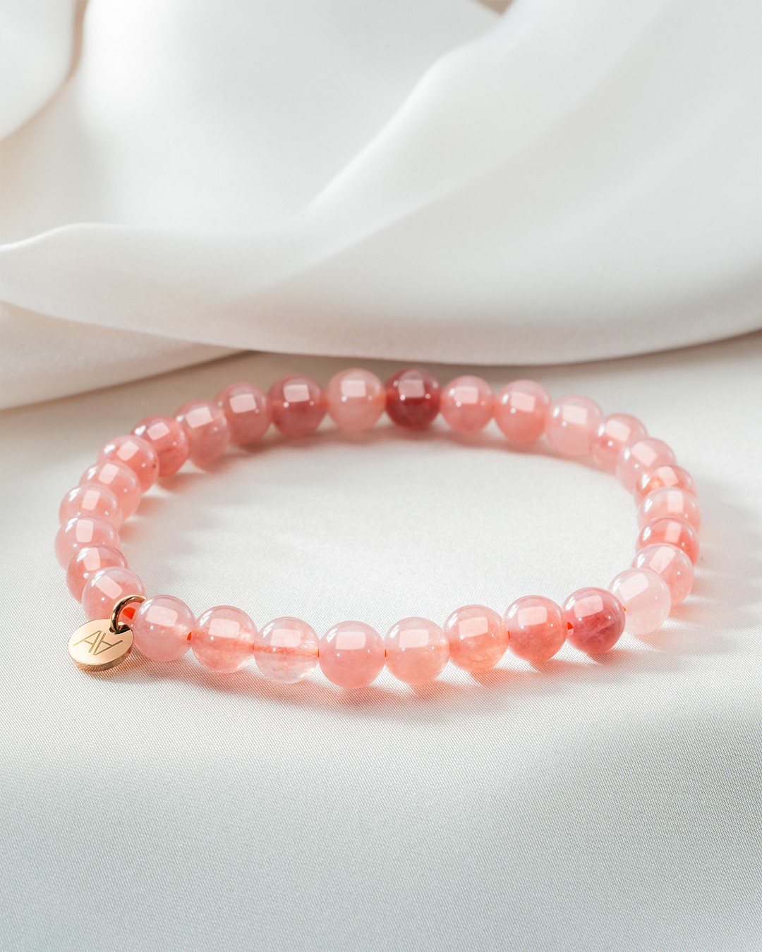 Bracelet Pierres naturelles Bracelet pierre de soleil 6mm (traitée)