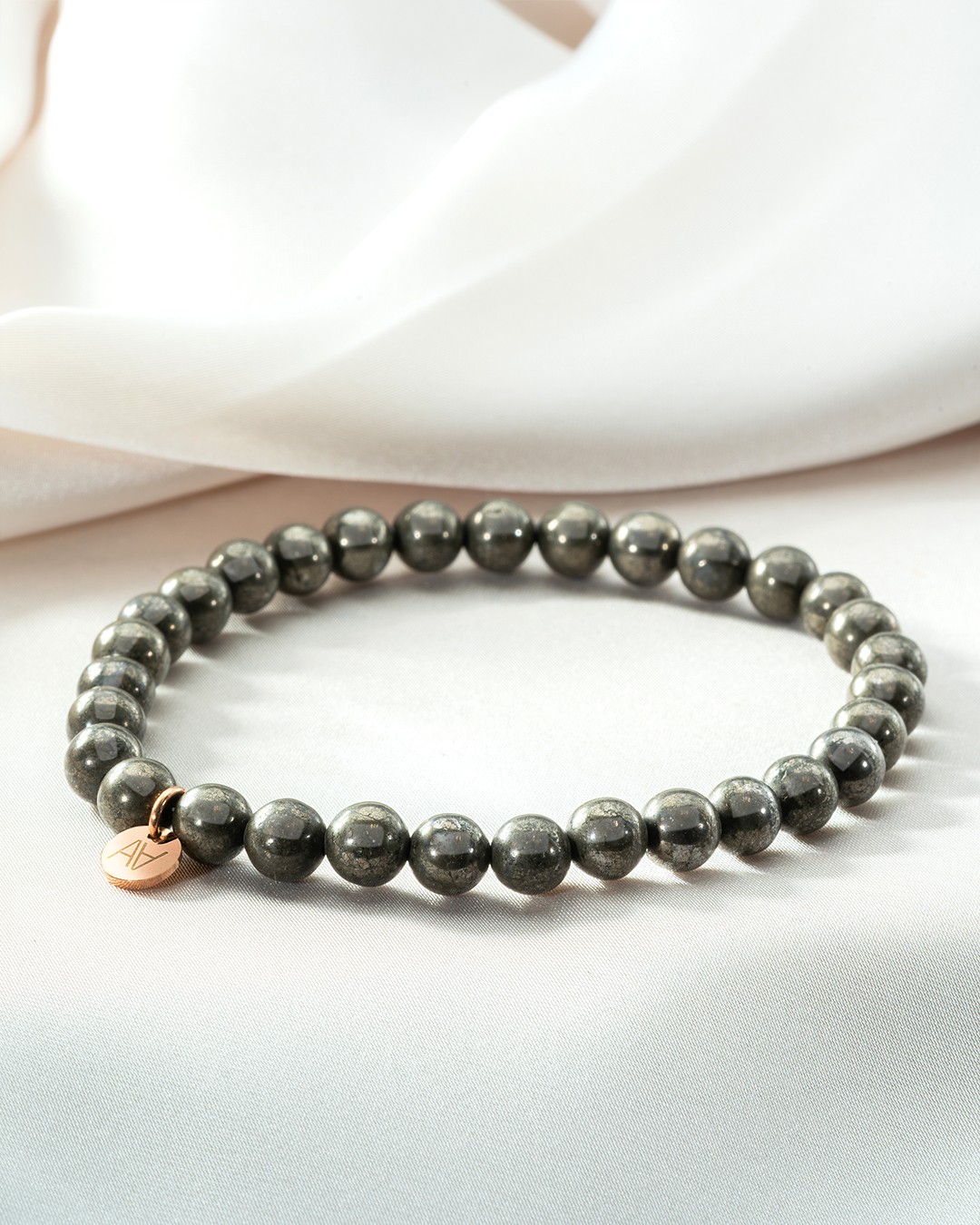 Bracelet Pierres naturelles Bracelet pyrite 6mm