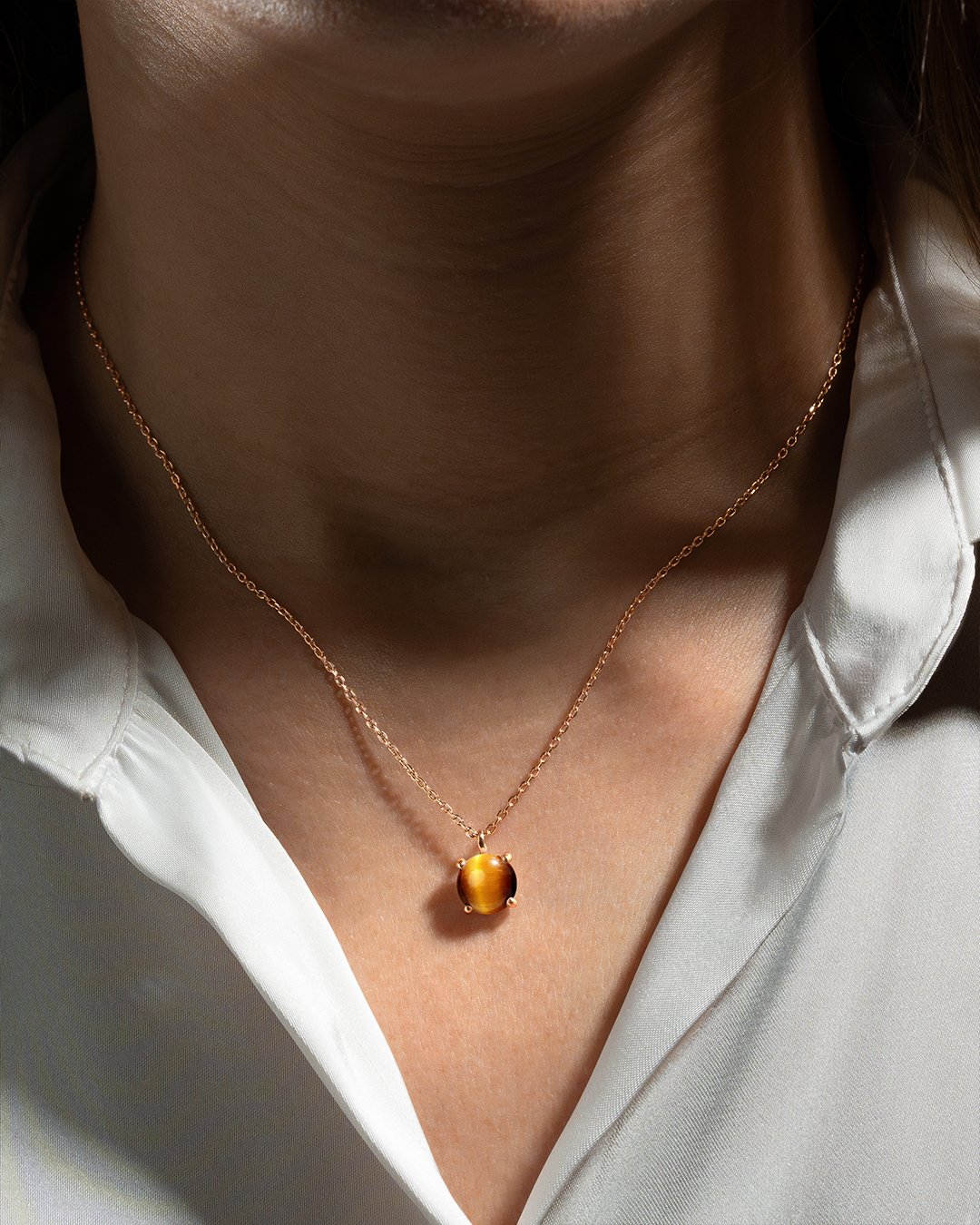 Pendentif Oeil de tigre Messinio