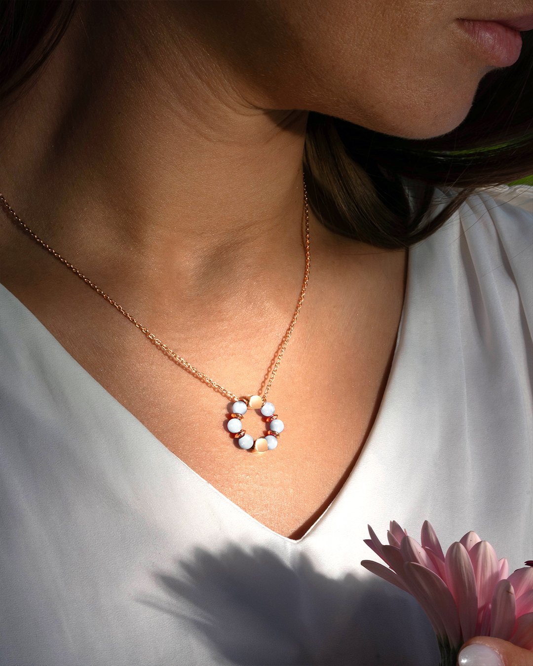 Pendentif Pierre de lune Selenia