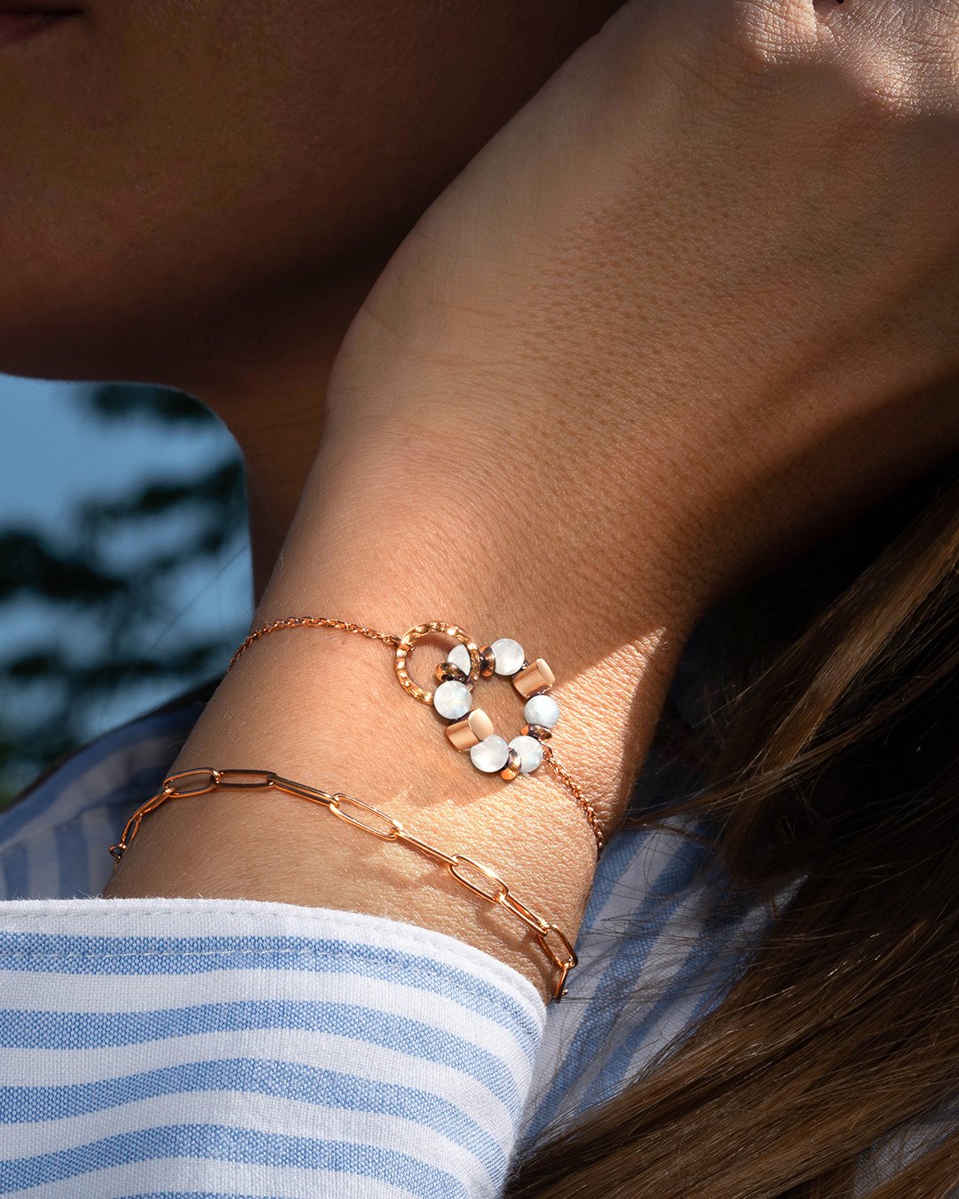 Bracelet Pierre de lune  Selena