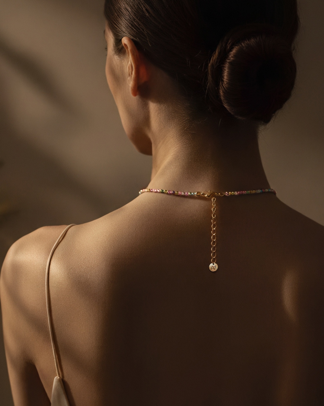 Packshot Pendentif Tourmaline multicolore Monza