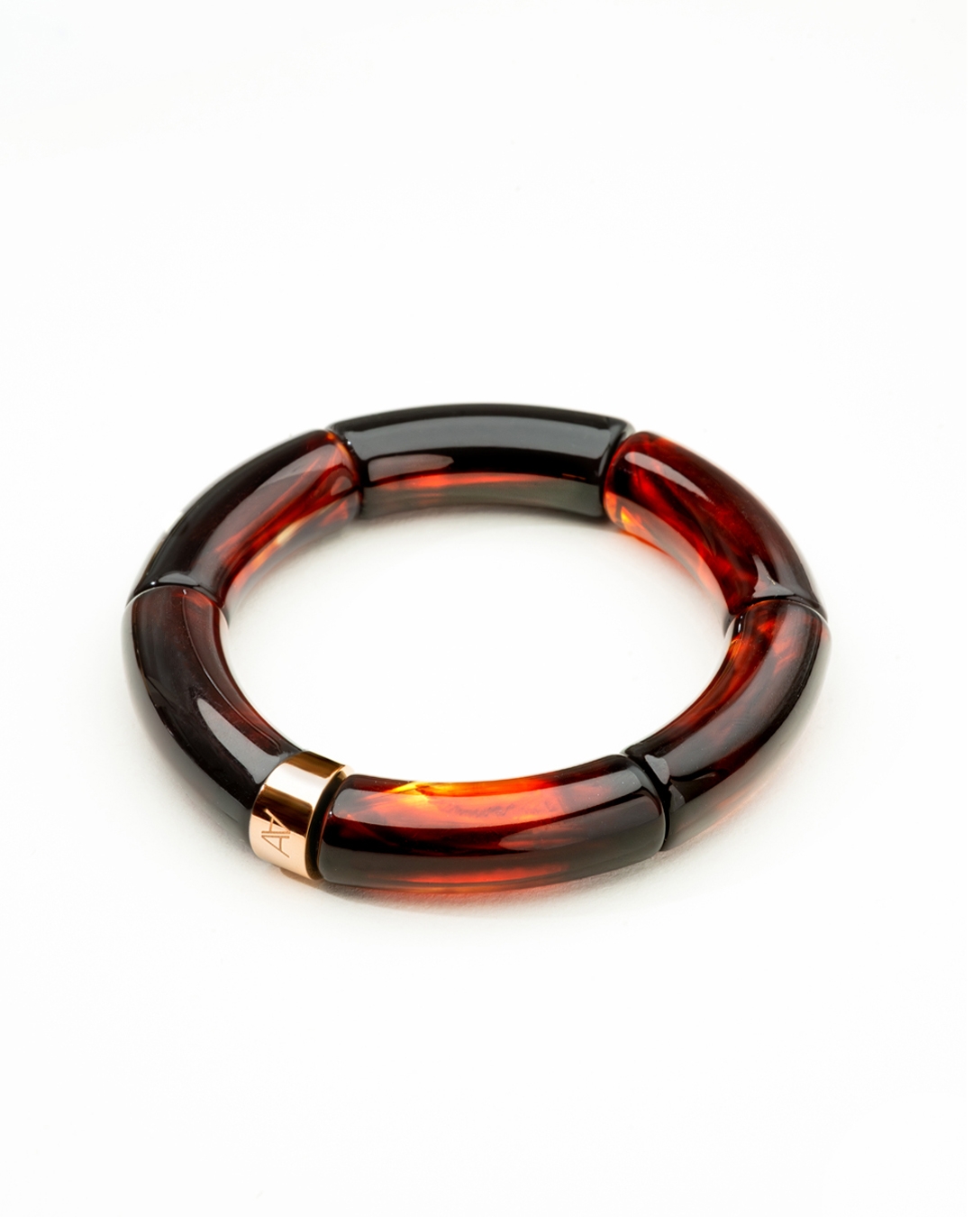 Packshot Bracelet Lueurs d'automne Ambre rouge Sepino