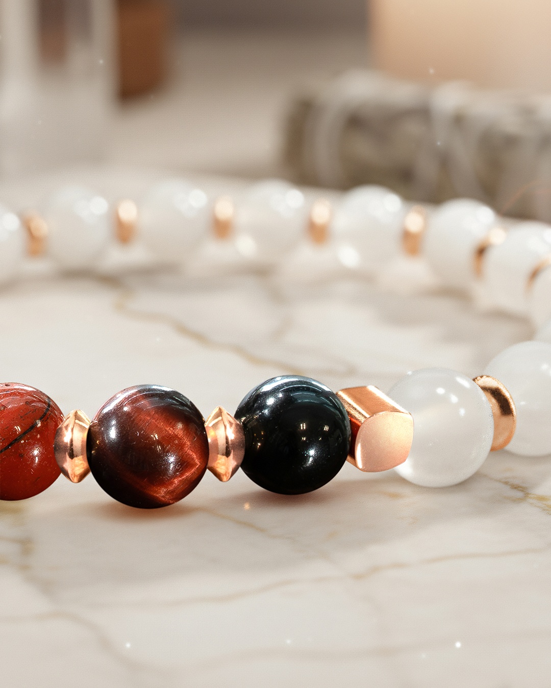 Bracelet Lithothérapie Chakra racine