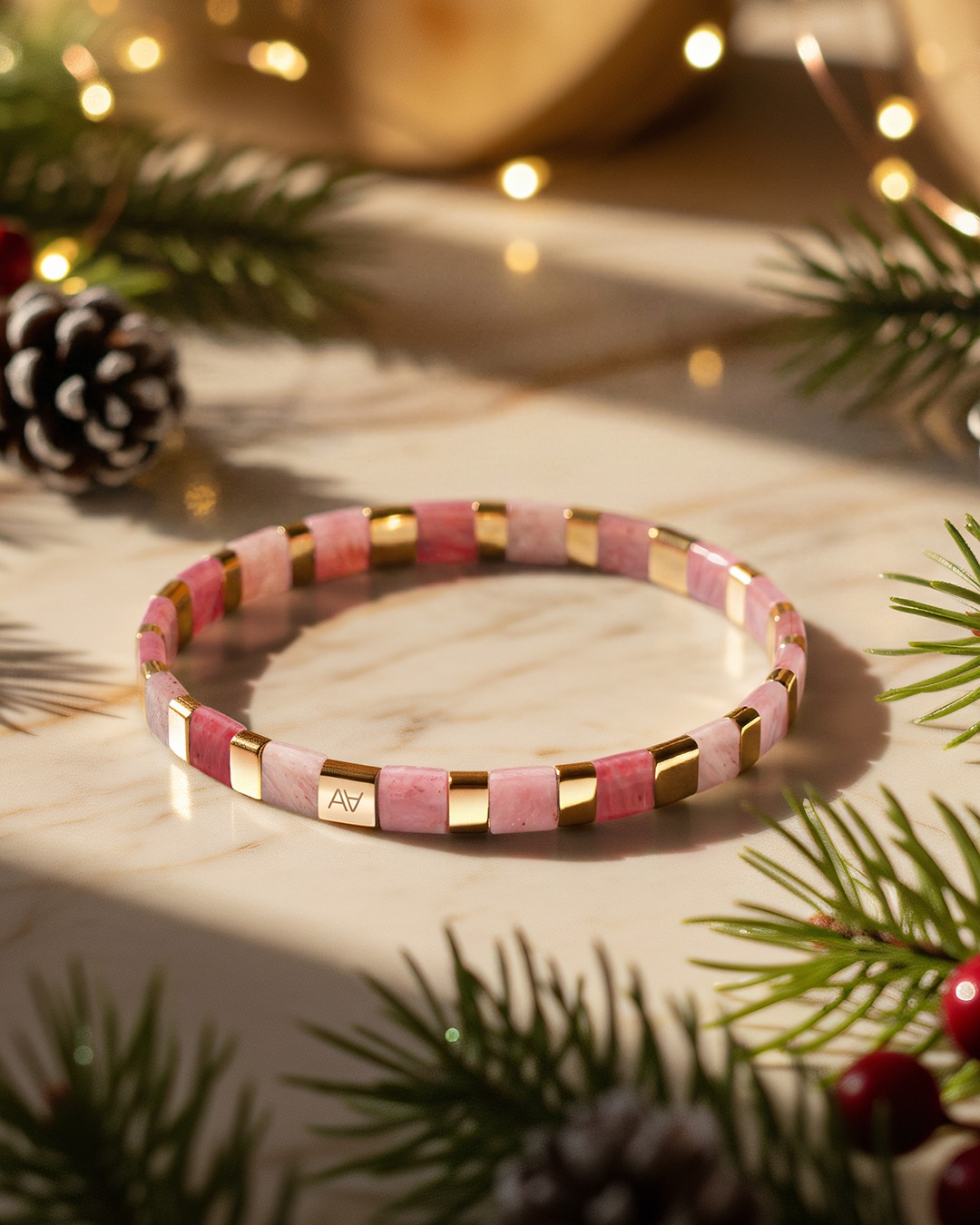 Packshot Bracelet Rhodonite Enna