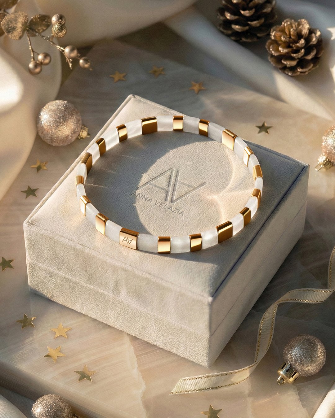 Bracelet Marbre blanc Celleno