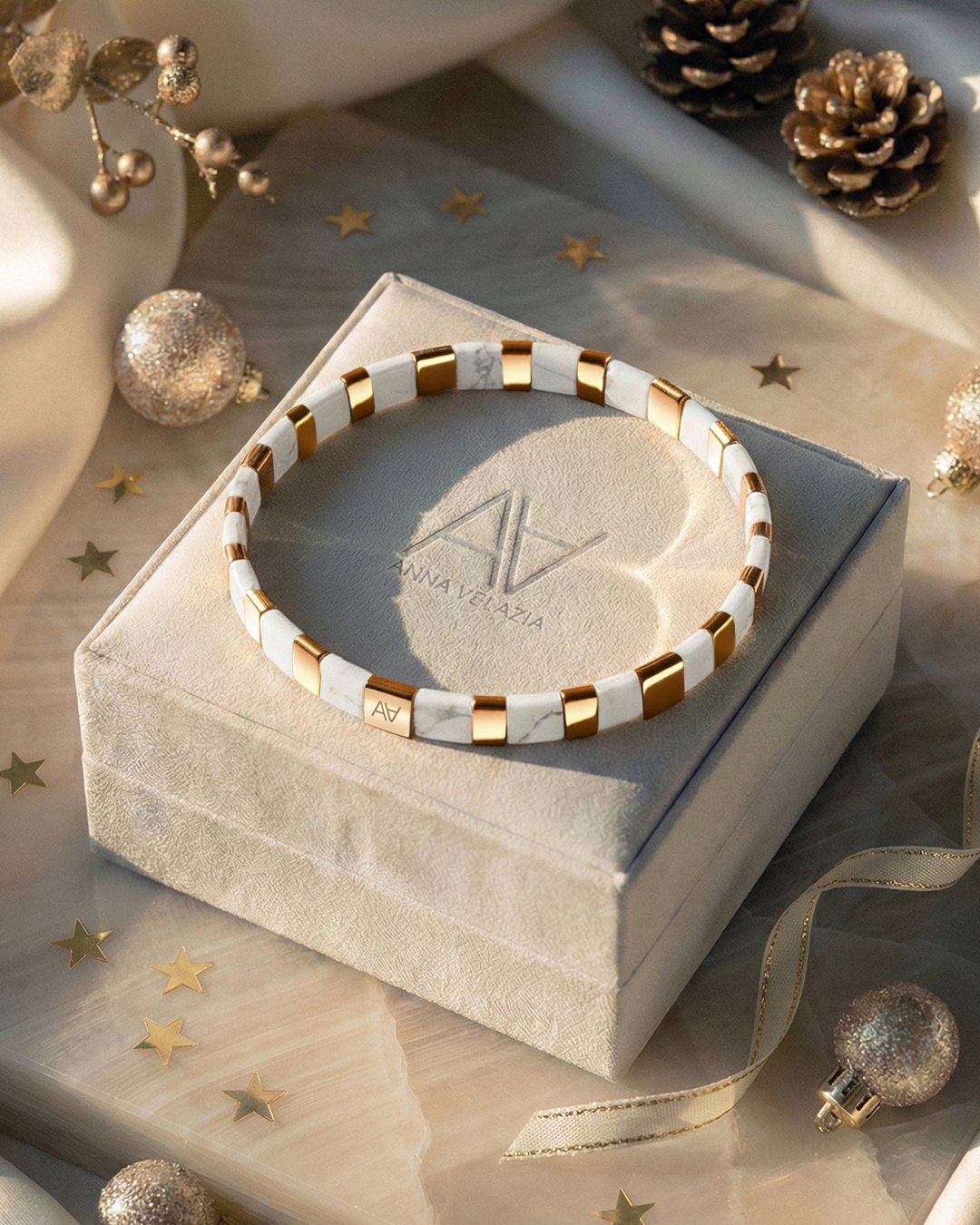 Bracelet Howlite Arco