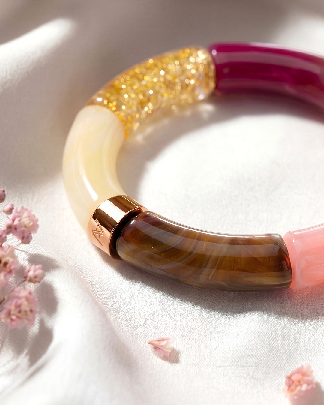 Bracelet Lueurs Rose Venturia