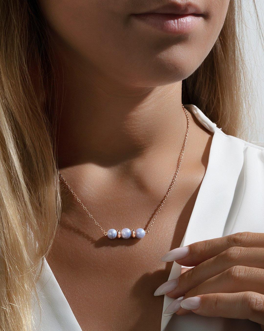 Pendentif Calcédoine Malcesia