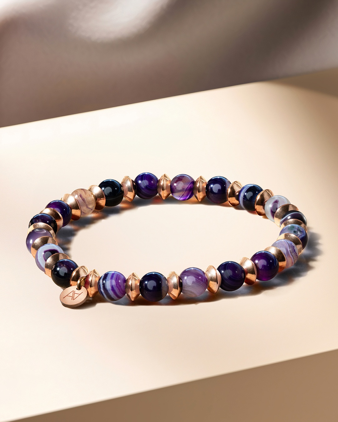 Bracelet Agate violette Calizzona