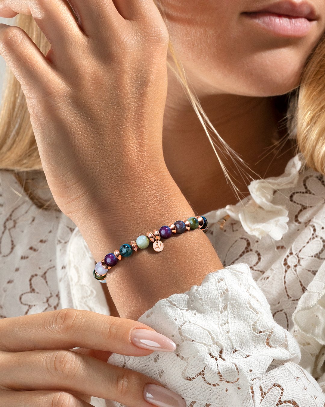 Bracelet Tourmaline multicolore Turino