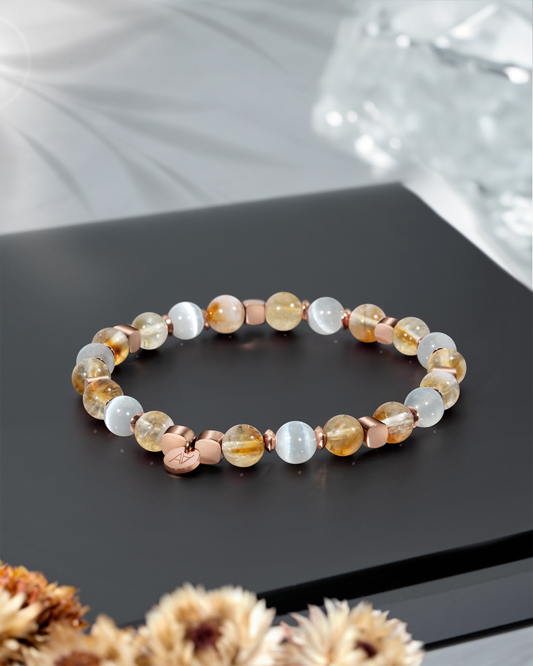 Bracelet Lithothérapie Équilibre Énergétique