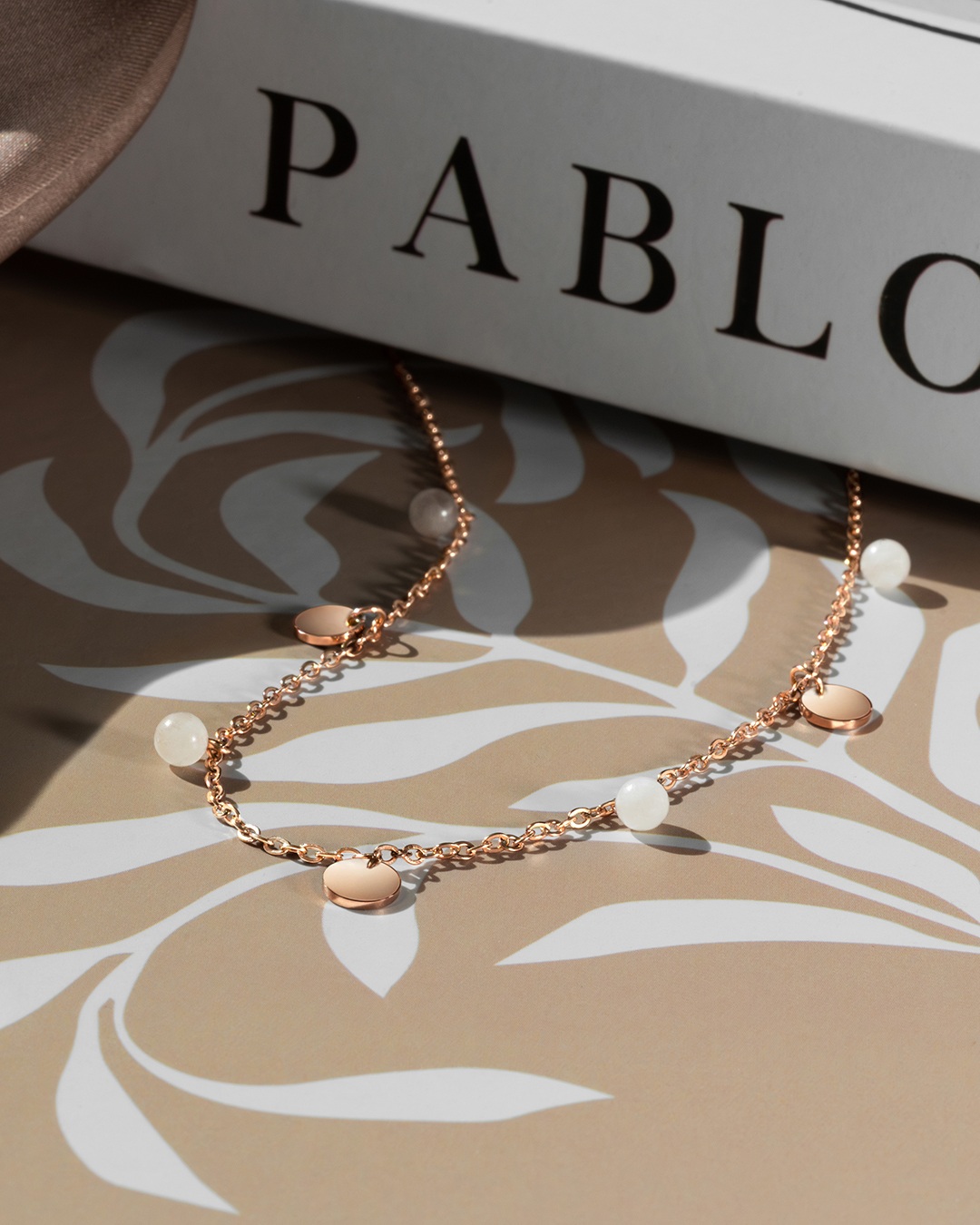 Packshot Pendentif Acier rosé inoxydable Millazinotto