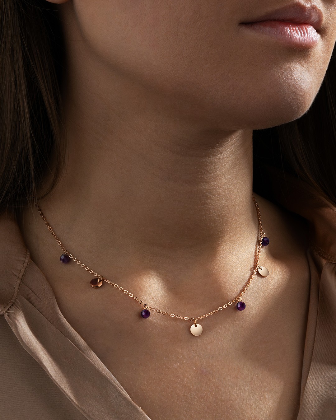 Pendentif Acier rosé inoxydable Scopellotto