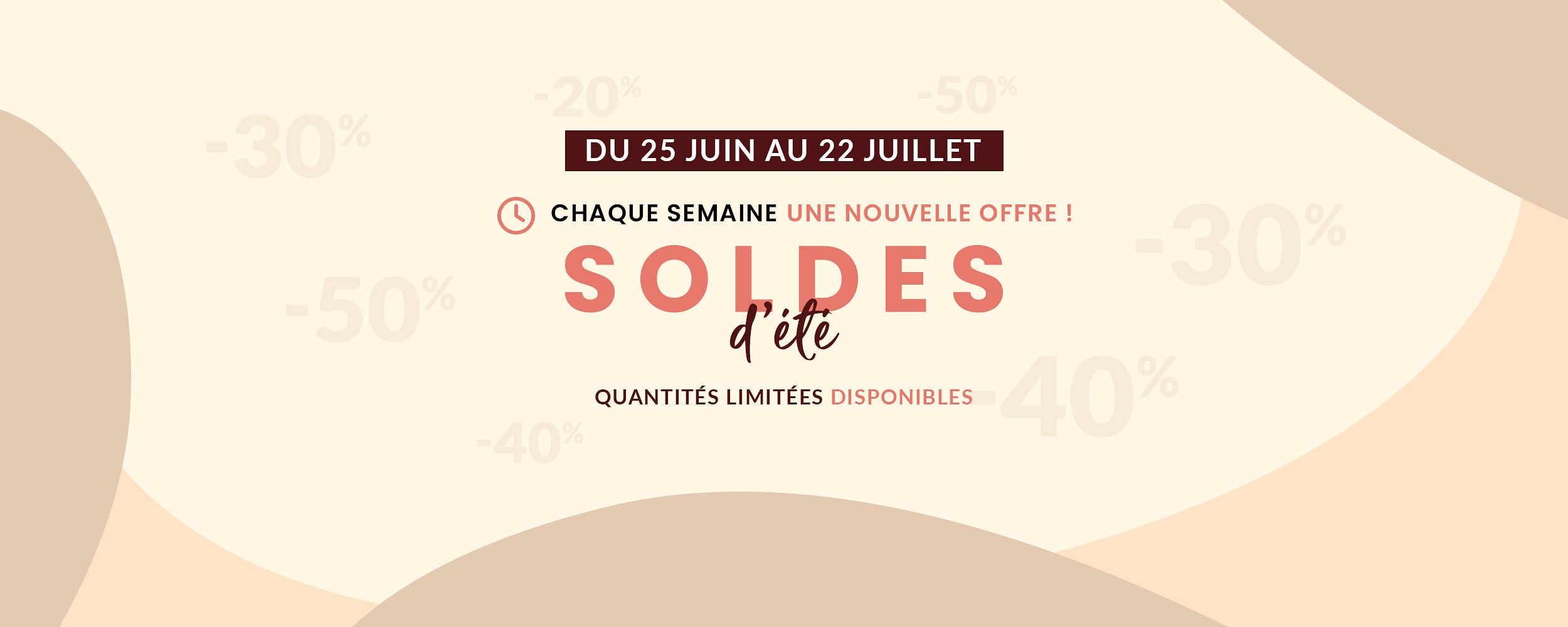 Soldes été 2025 - Semaine 4